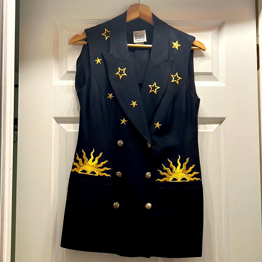 Vintage R&M Richards by Karen Kwong Vest Size 6P